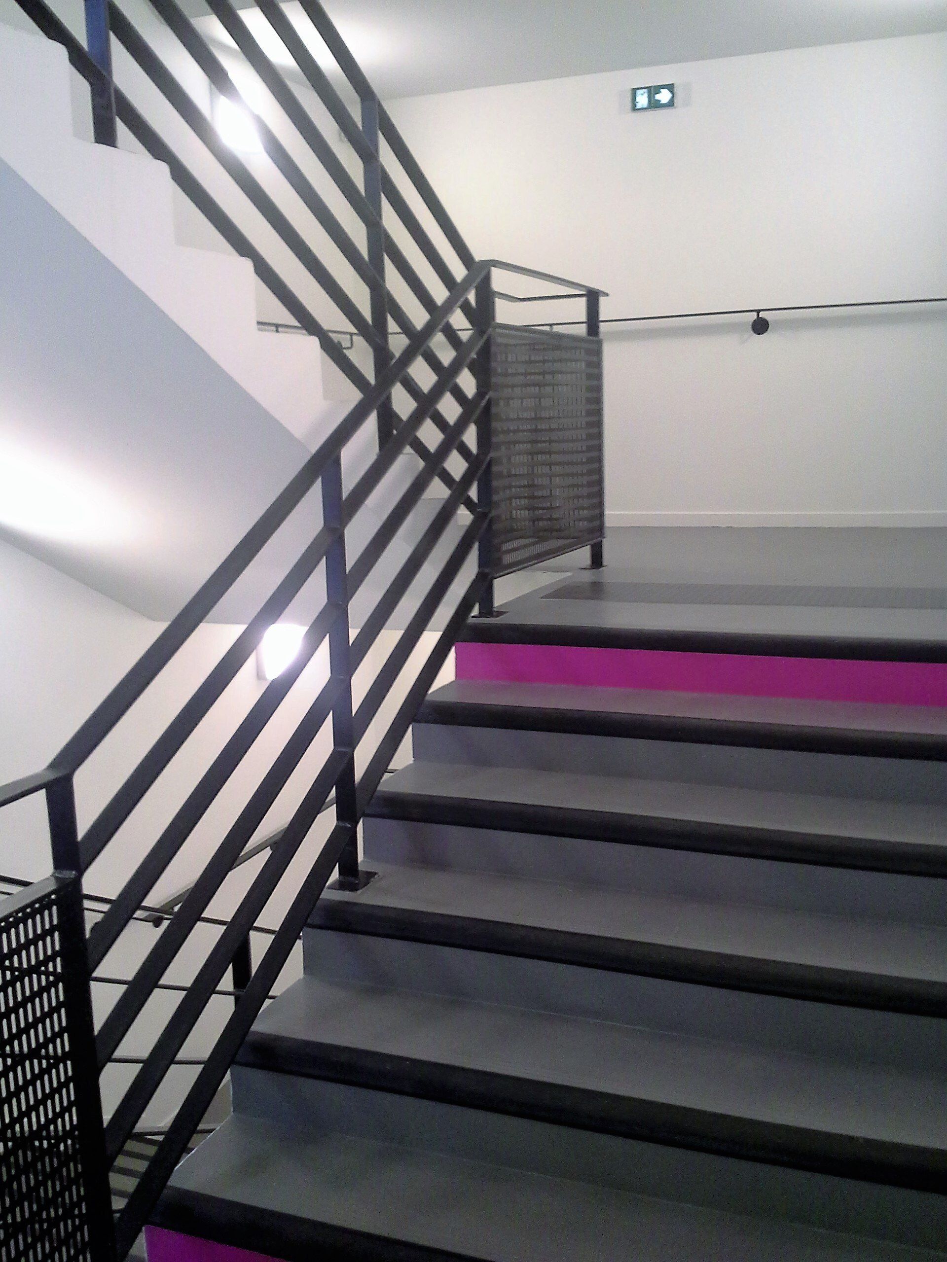 Escalier et rampes métal