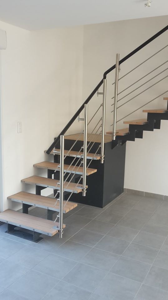 Escalier quart tournant