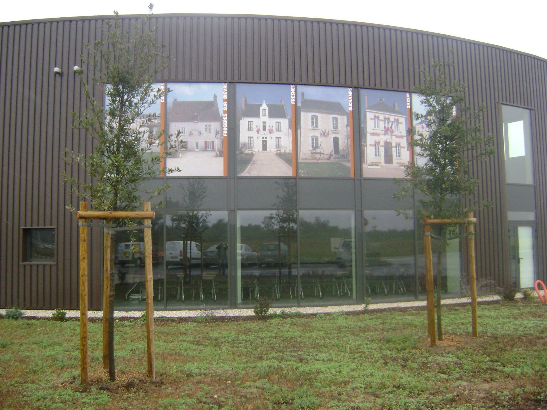 Mur rideau entreprise