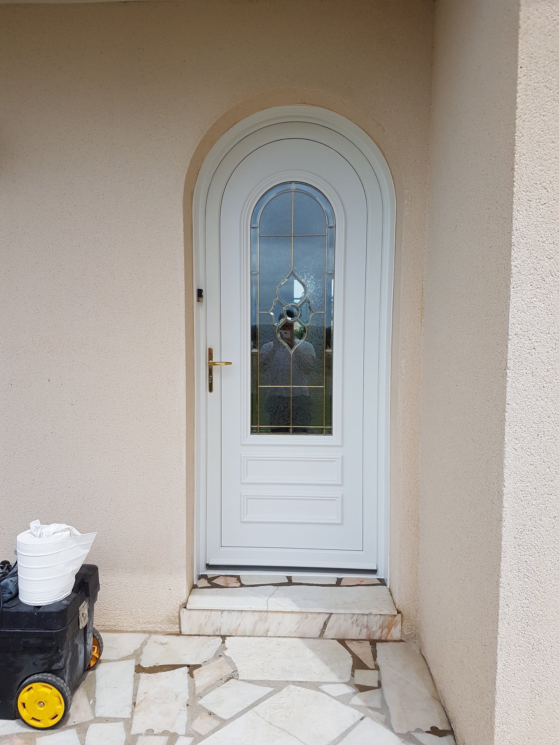 porte d'entrée vitrée