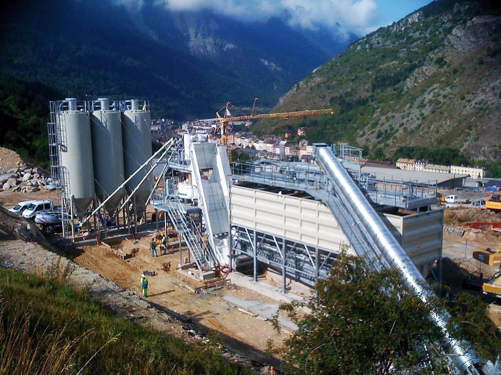 Centrale à béton architecte