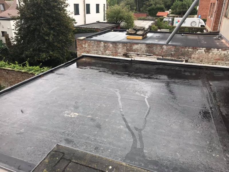 Detailopname van een dak.