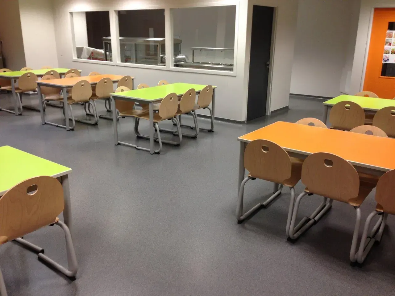 Sol de salle de classe