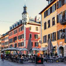 Le café de l'horloge à Chambéry