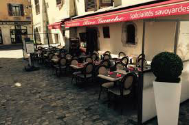 Terrasse du restaurant Rive Gauche à Annecy