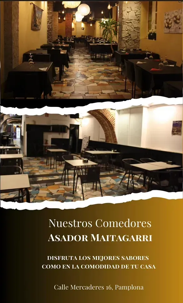 Una foto de un restaurante con mesas y sillas.