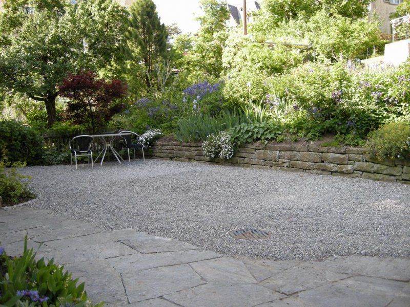 Neuerstellung eines Kiesplatzes