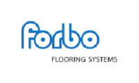 Logotipo de Forbo Flooring Systems en azul: texto
