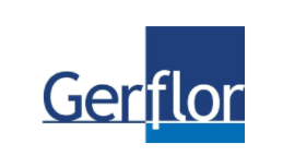 Logotipo de Gerflor: texto azul