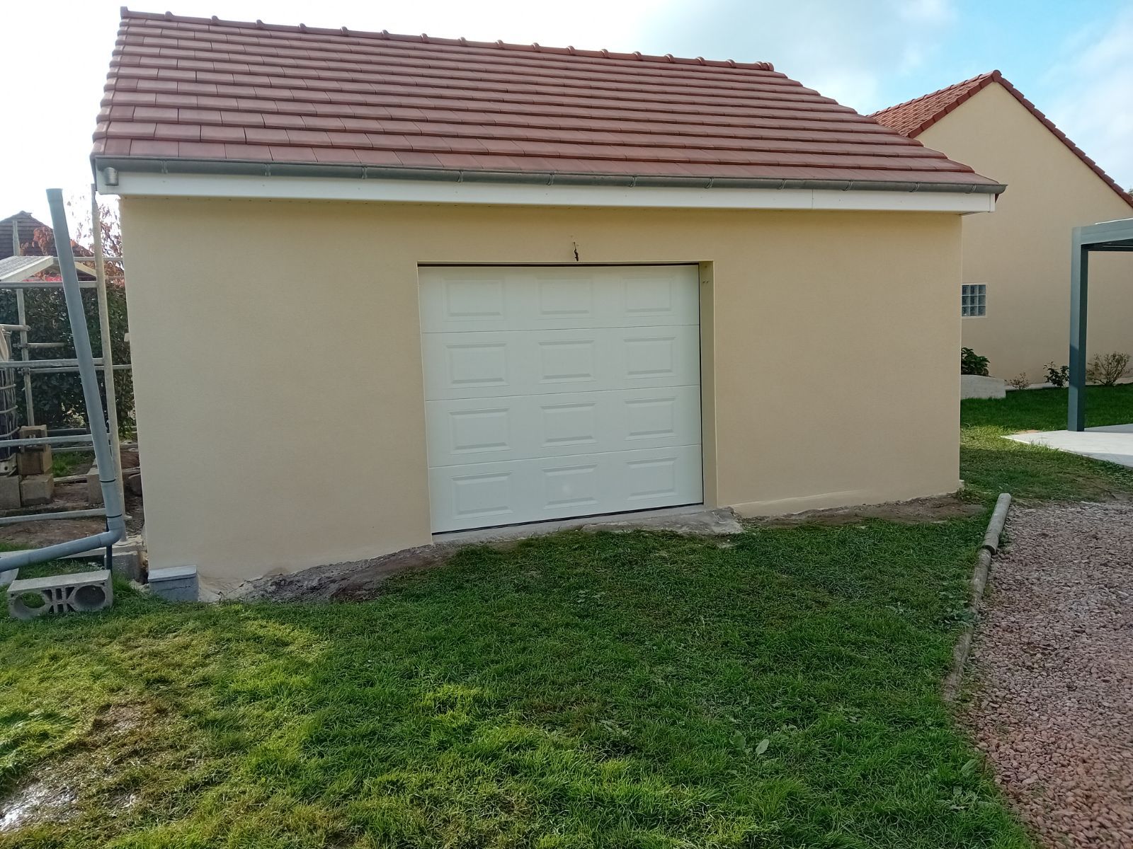 Maison après un ravalement de façade