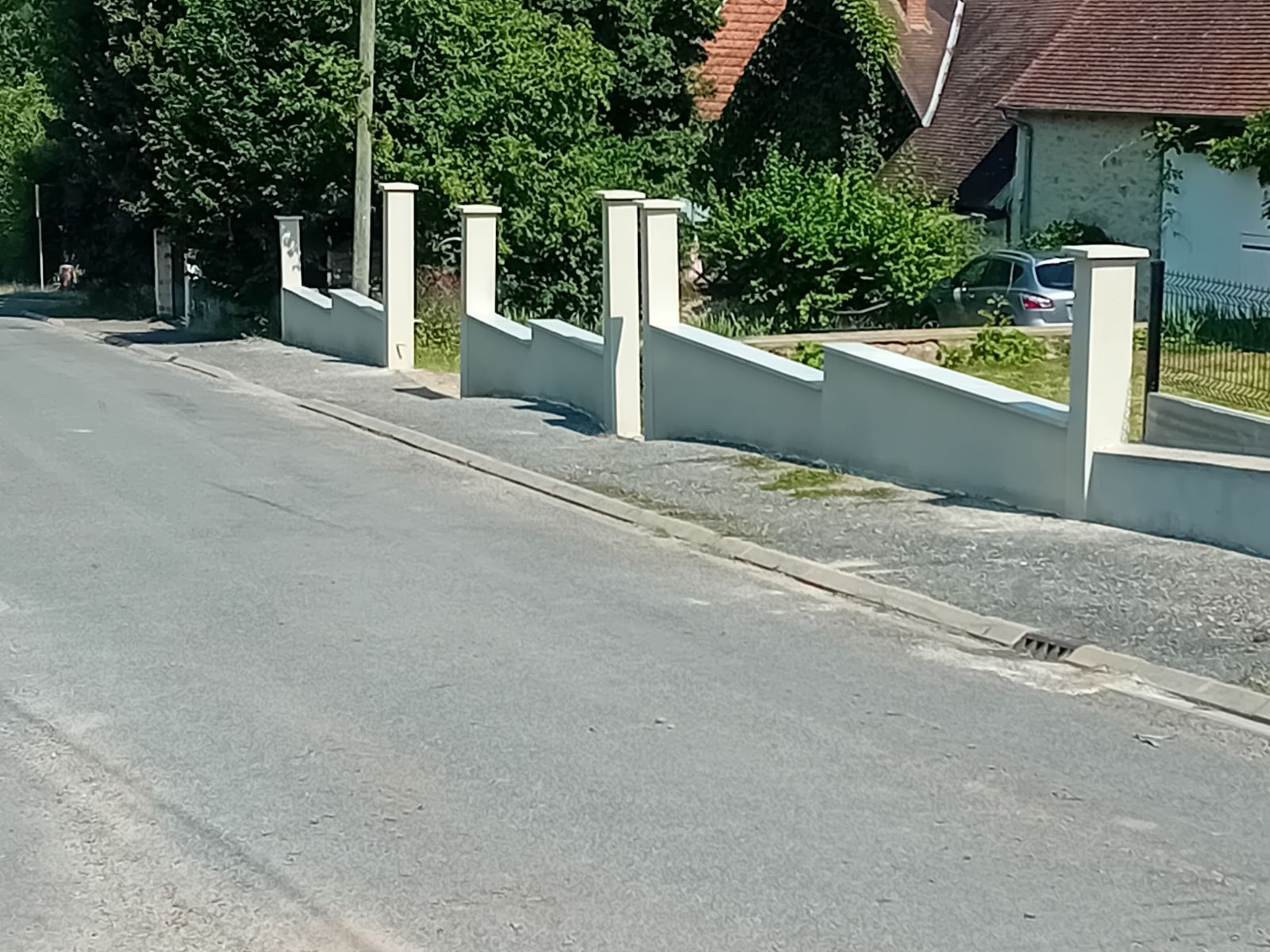 Muret et piliers de portails