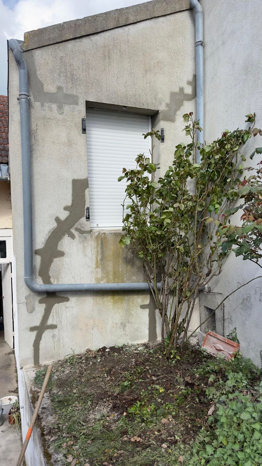 Réparation d'un mur fissuré