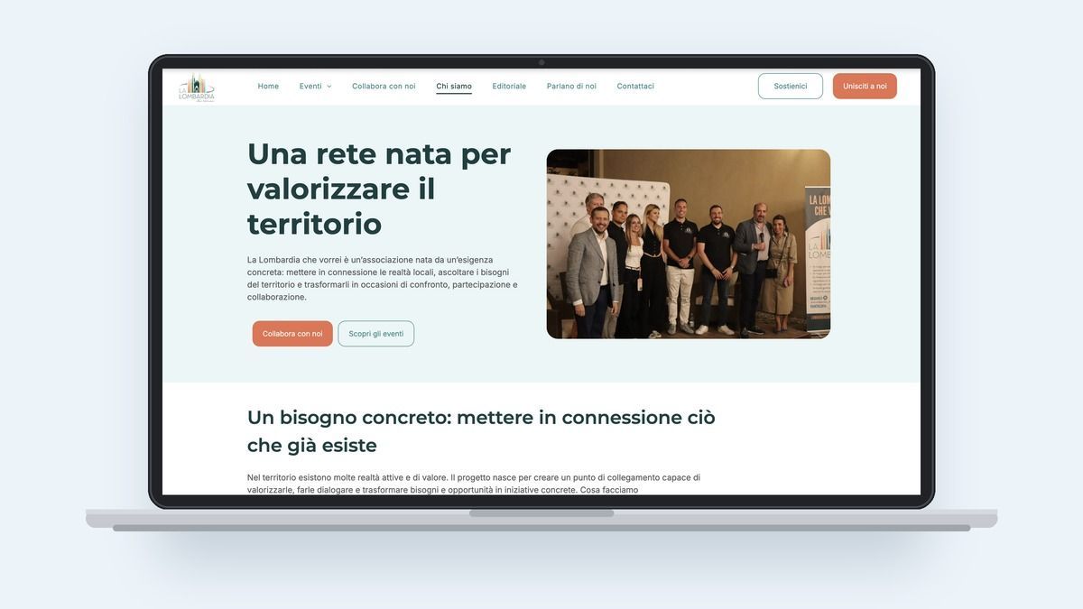 Sito realizzato da Bonsite per La Lombardia che vorrei