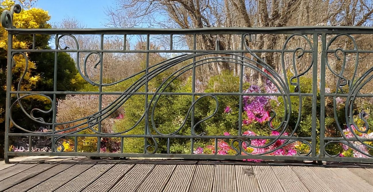 Un balcon en art nouveau