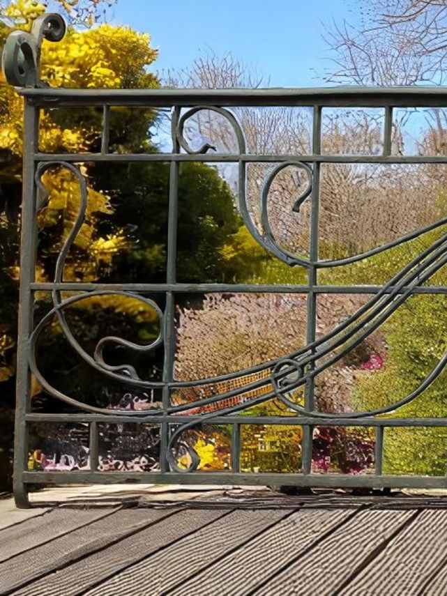 Un balcon en art nouveau