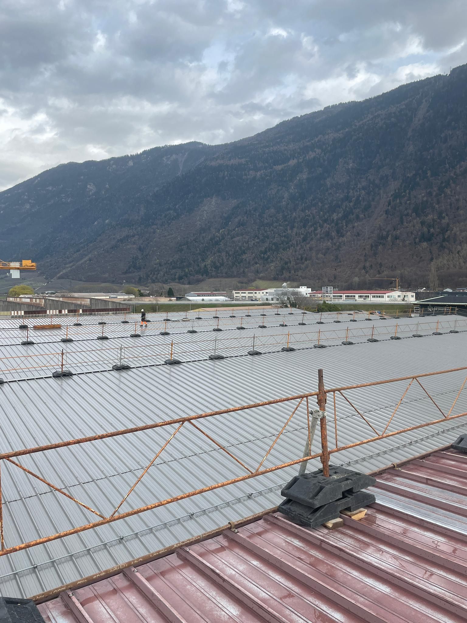 Échafaudage pour pose de panneaux solaires - Ardag