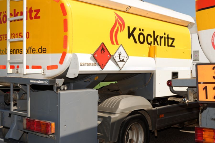 Diesel-LKW Lieferung der Firma Brennstoff- und Mineralölhandel Köckritz GmbH