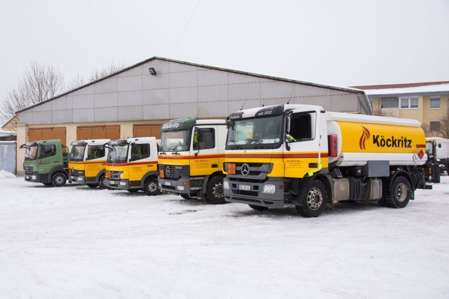 Fuhrpark der Firma Brennstoff- und Mineralölhandel Köckritz GmbH