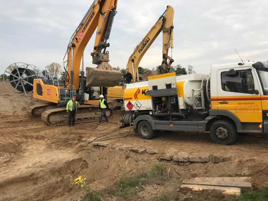 Lieferung von Diesel an Baustellen Brennstoff- und Mineralölhandel Köckritz GmbH
