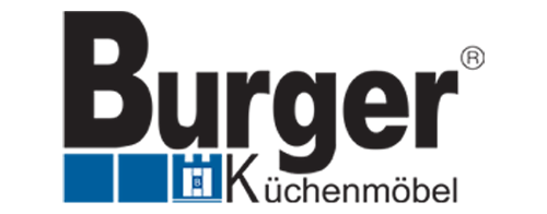 Burger, Logo mit dem Slogan „Teil der Küchenfamilie“