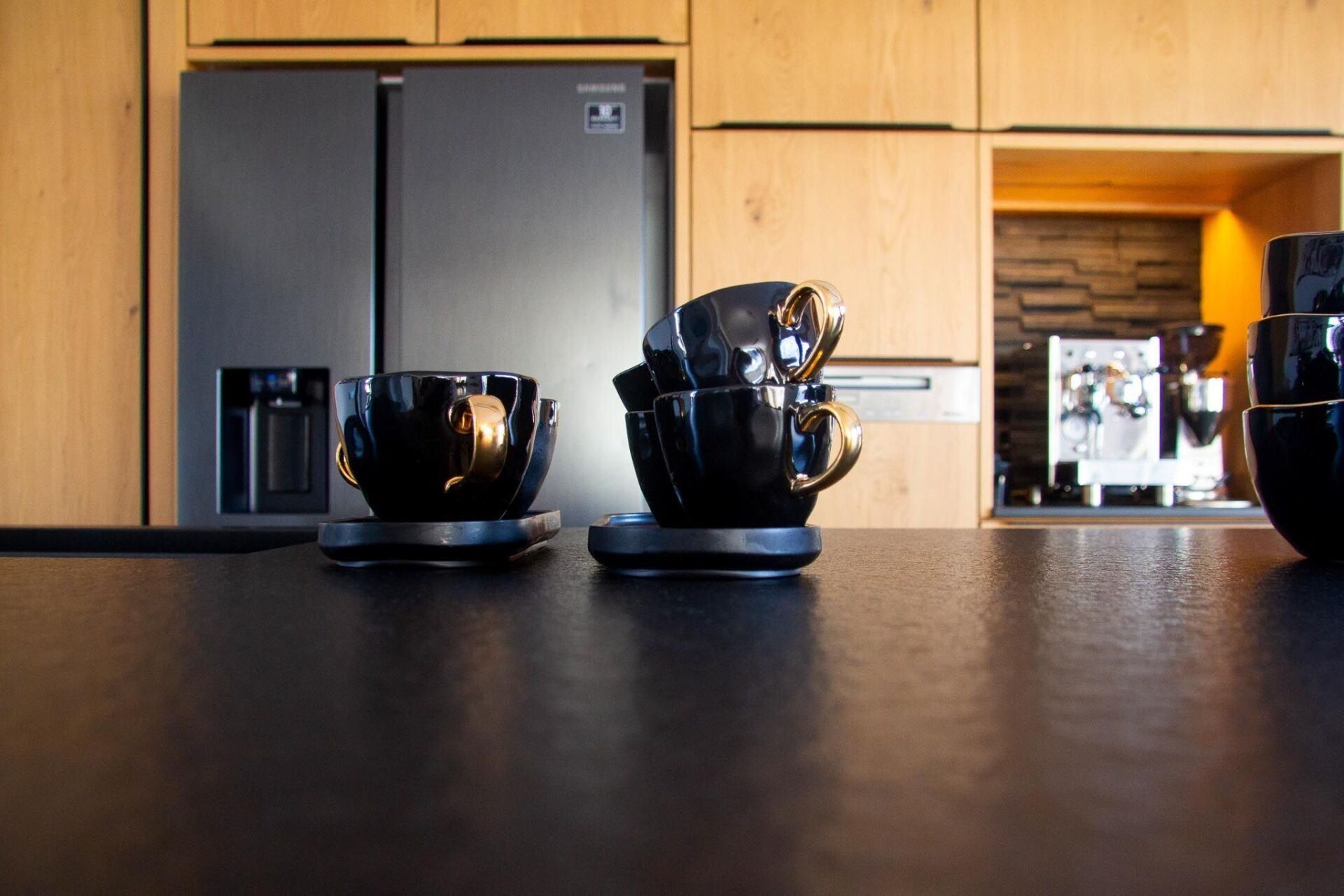 Küche in Hilpoltstein mit Eiche Fronten