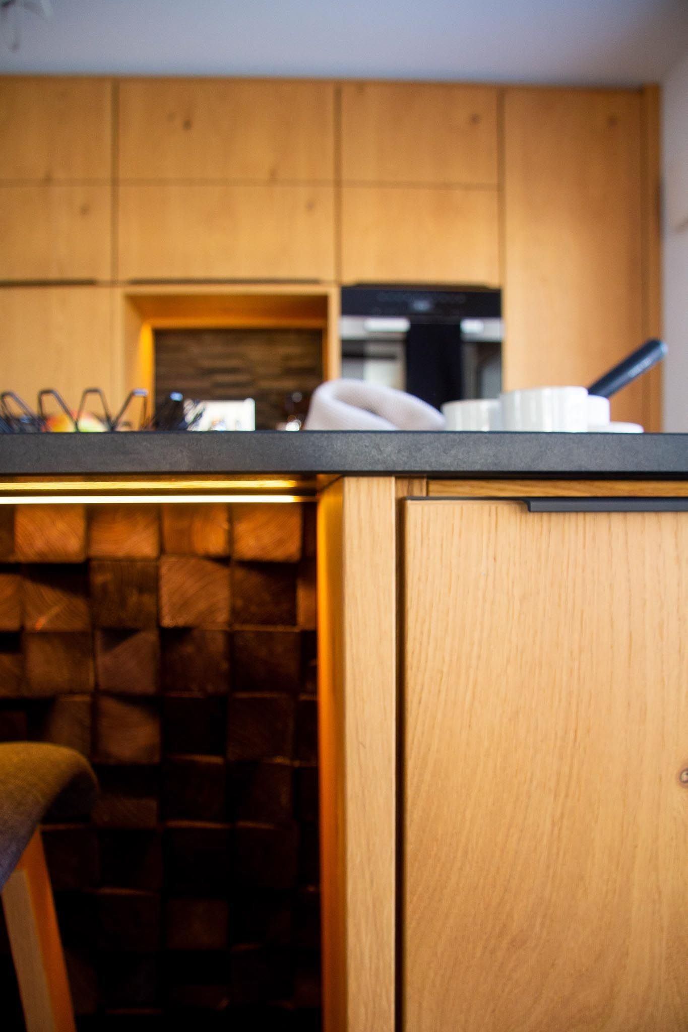 Küche in Hilpoltstein mit Eiche Fronten