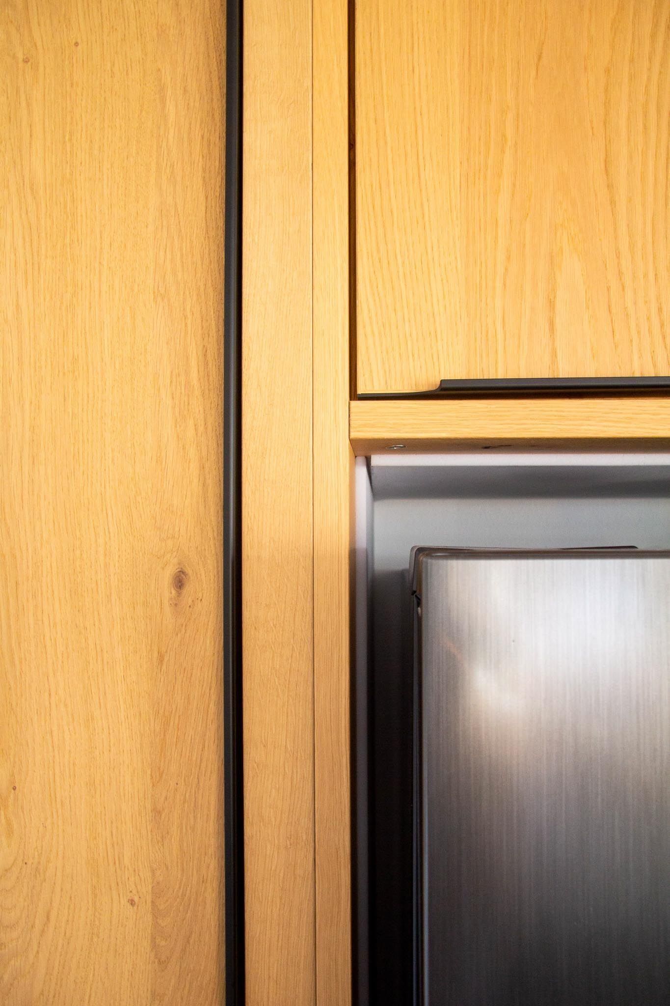 Küche in Hilpoltstein mit Eiche Fronten