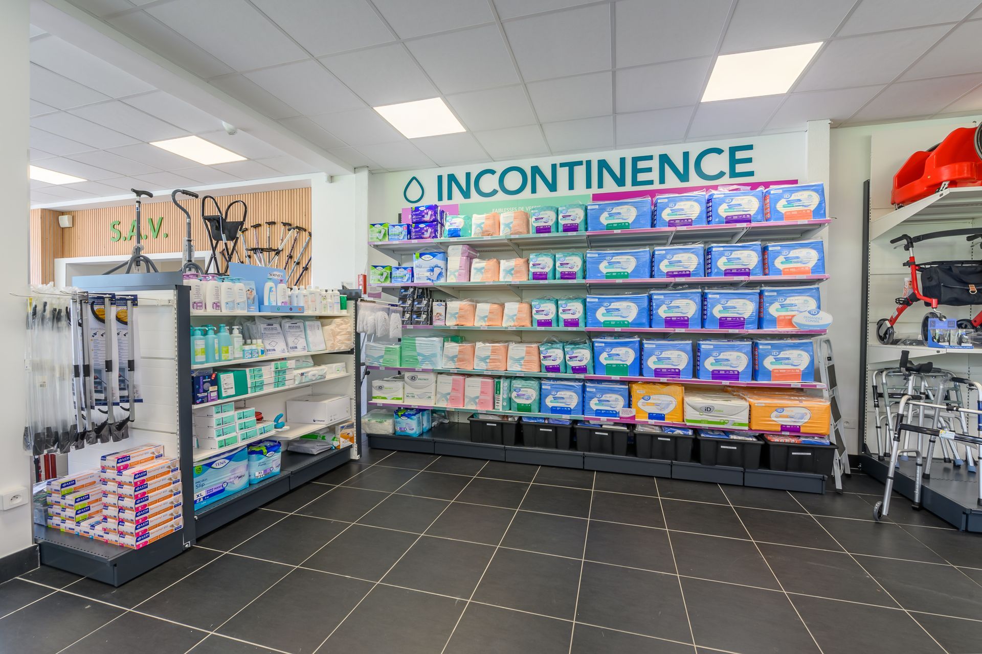 Rayon incontinence