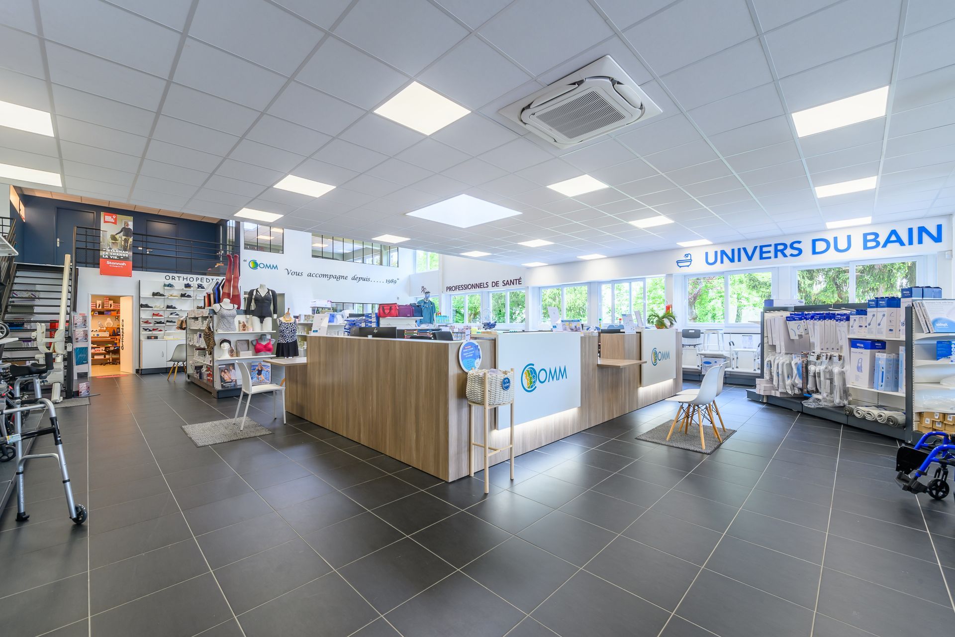 Ensemble du magasin COMM