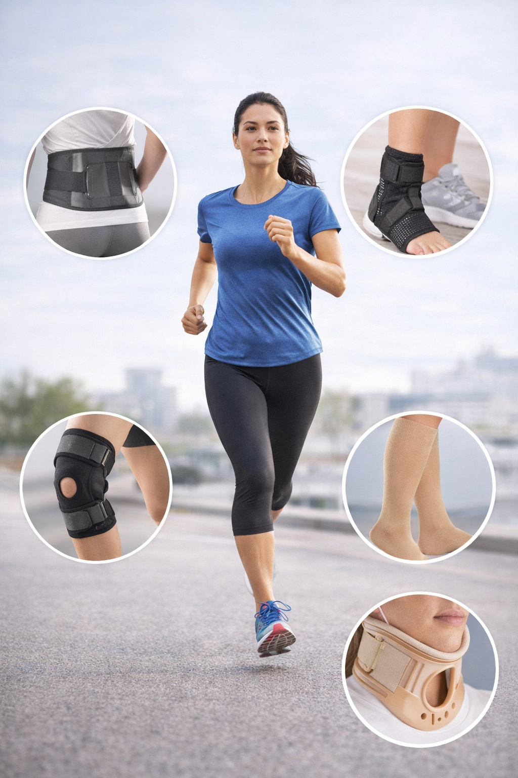 Représentation d'un ensemble de produits orthopédiques