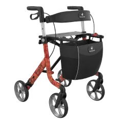 Déambulateur Rollator rouge