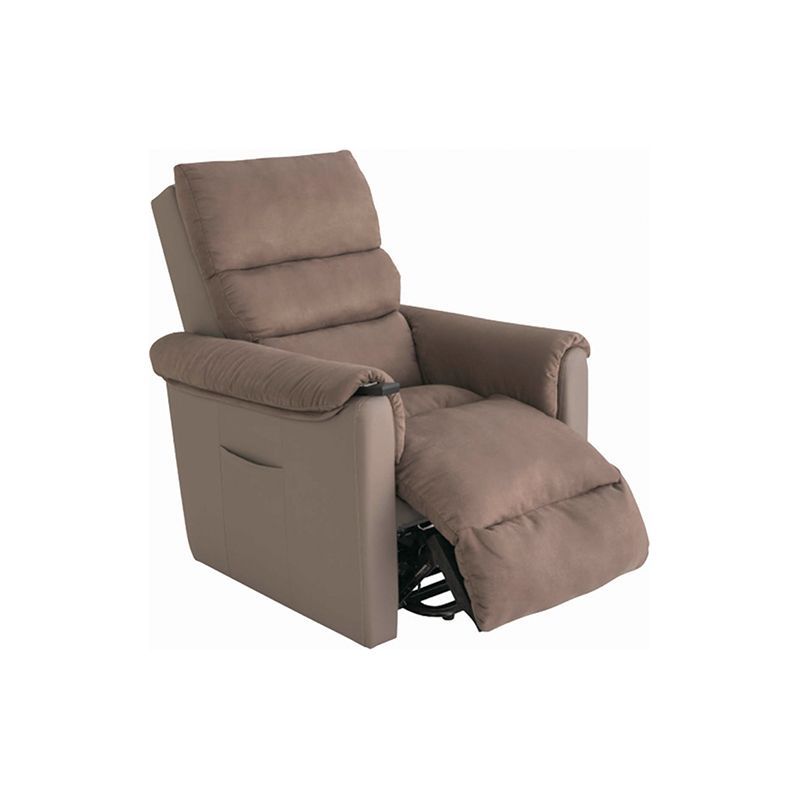 Fauteuil releveur de couleur marron