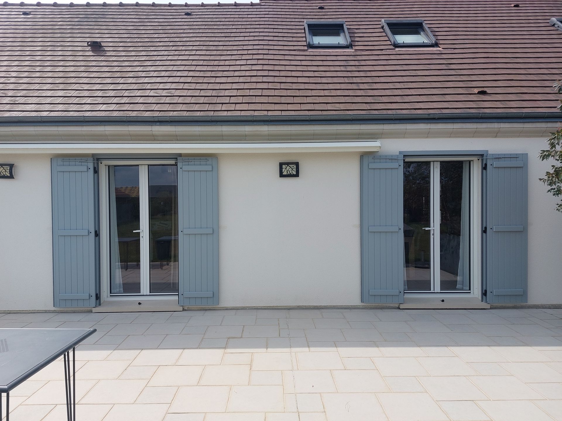 Volets battants Poséidon pour baie vitrée