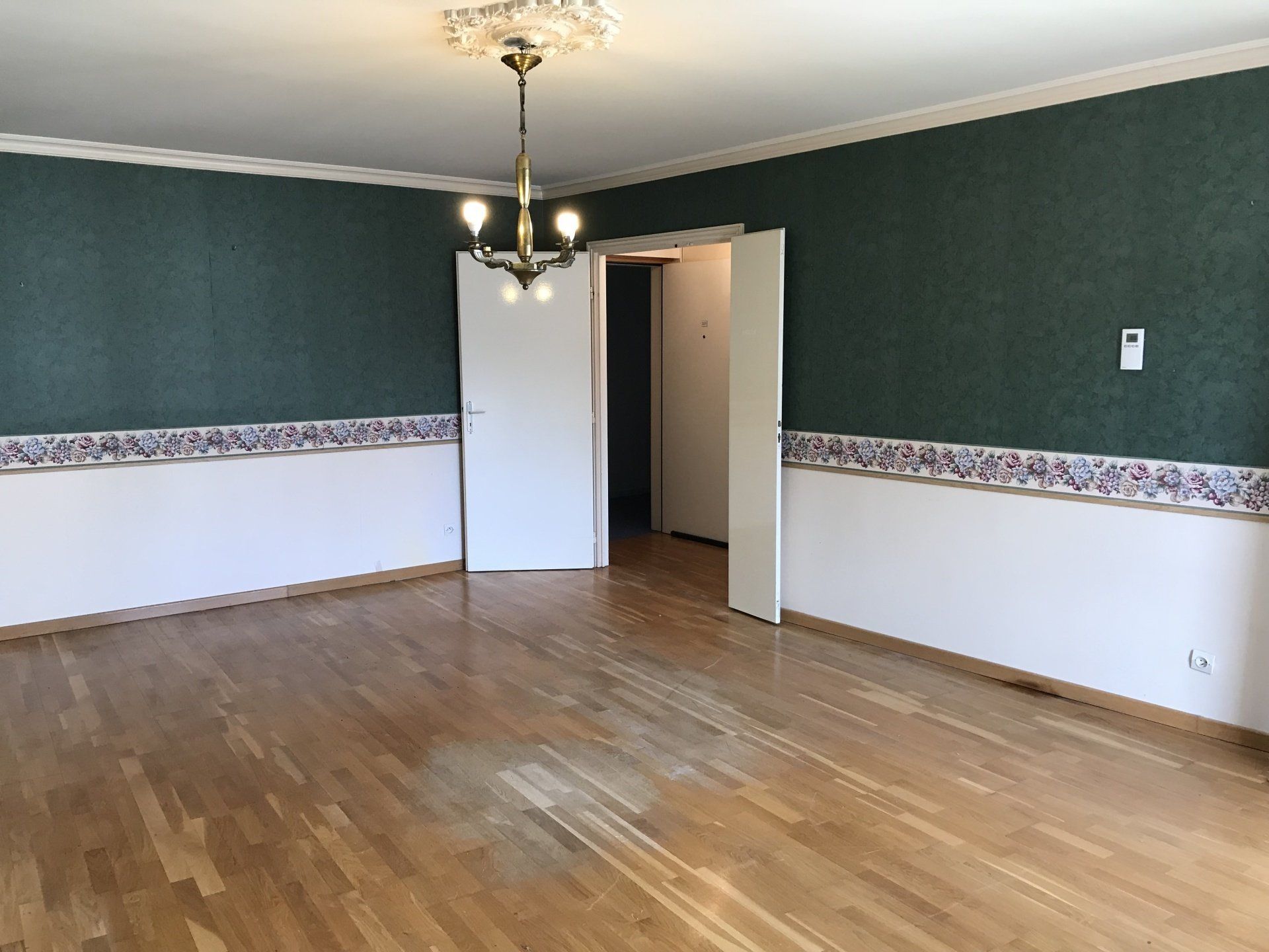 Pièce nettoyée et débarrassée