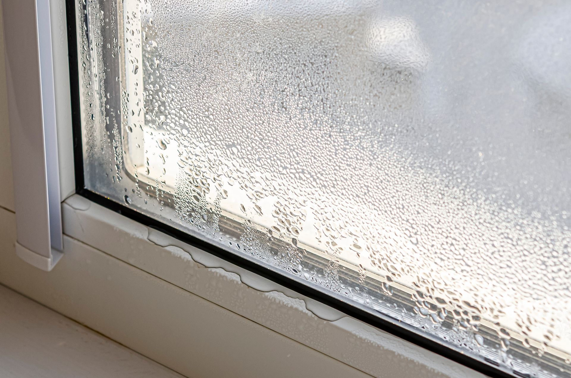 Condensation sur une fenêtre