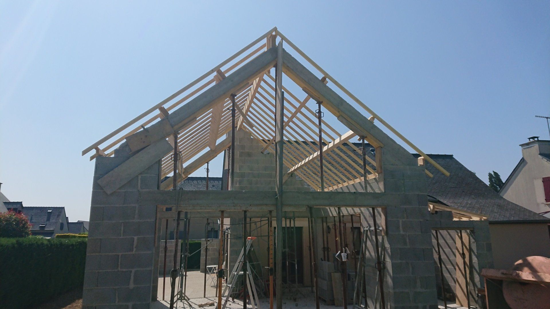 Travaux de charpente