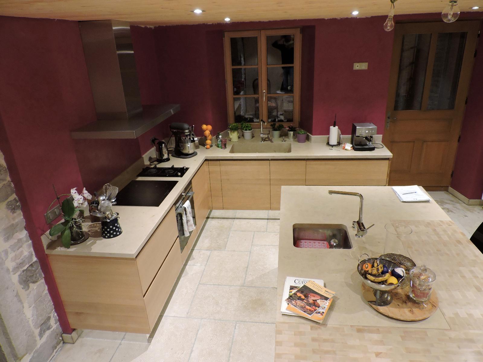 Conception d'un plan de travail pour une cuisine