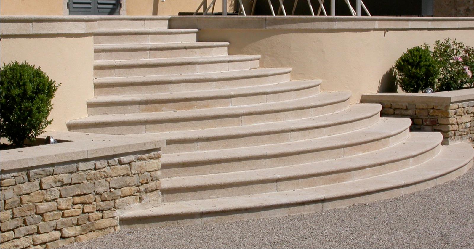 Restauration d'un escalier en pierre