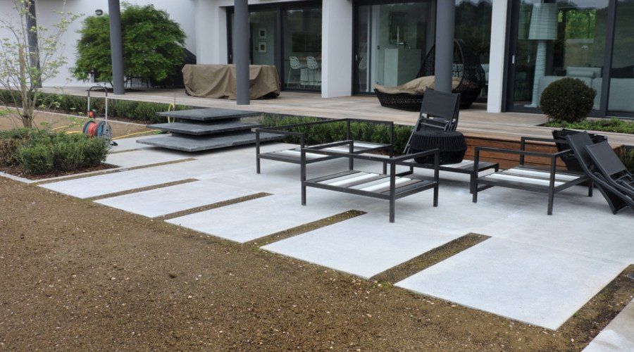 Dalles de terrasse en pierres naturelles