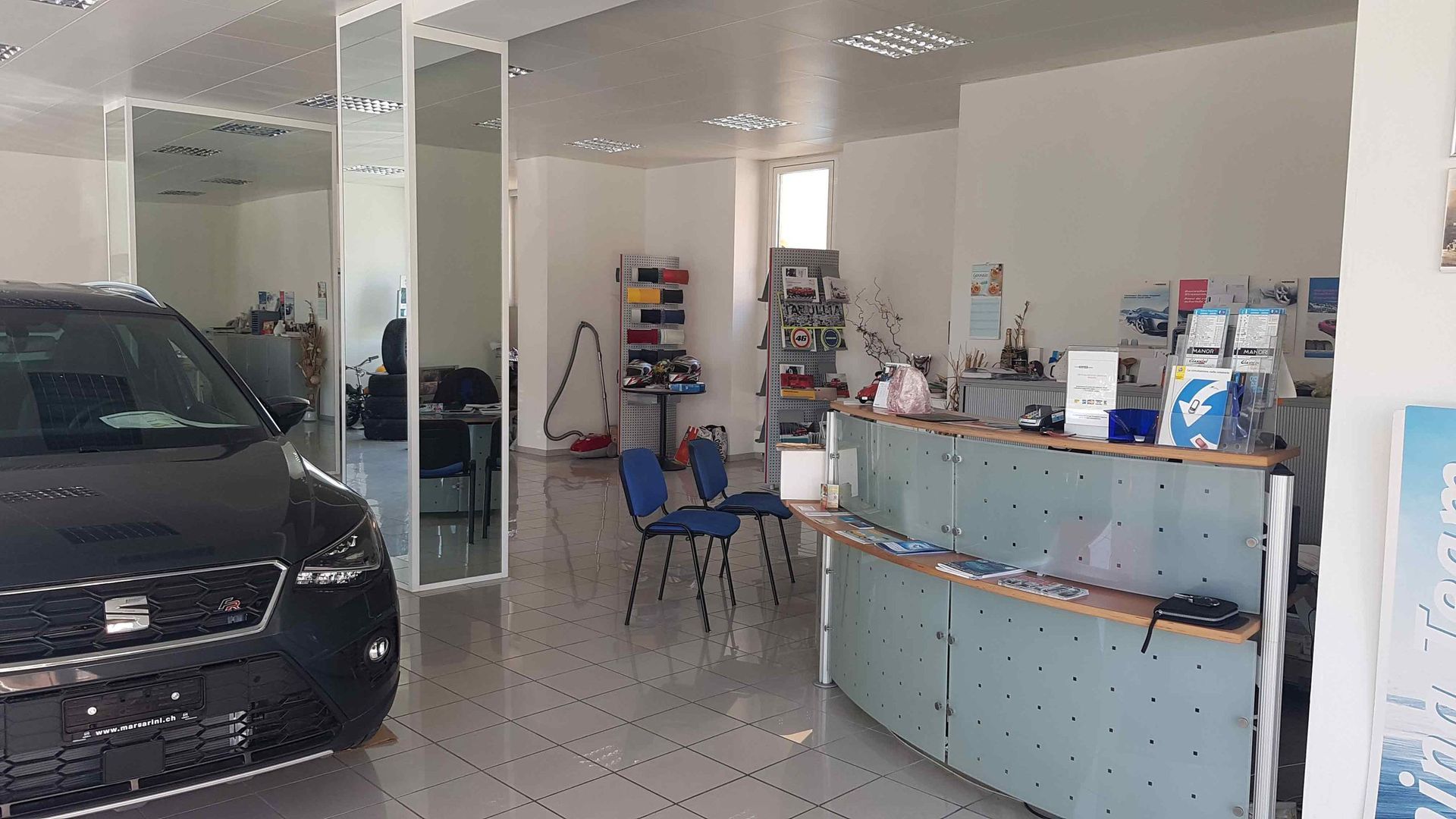 Reception Garage Margarini Locarno