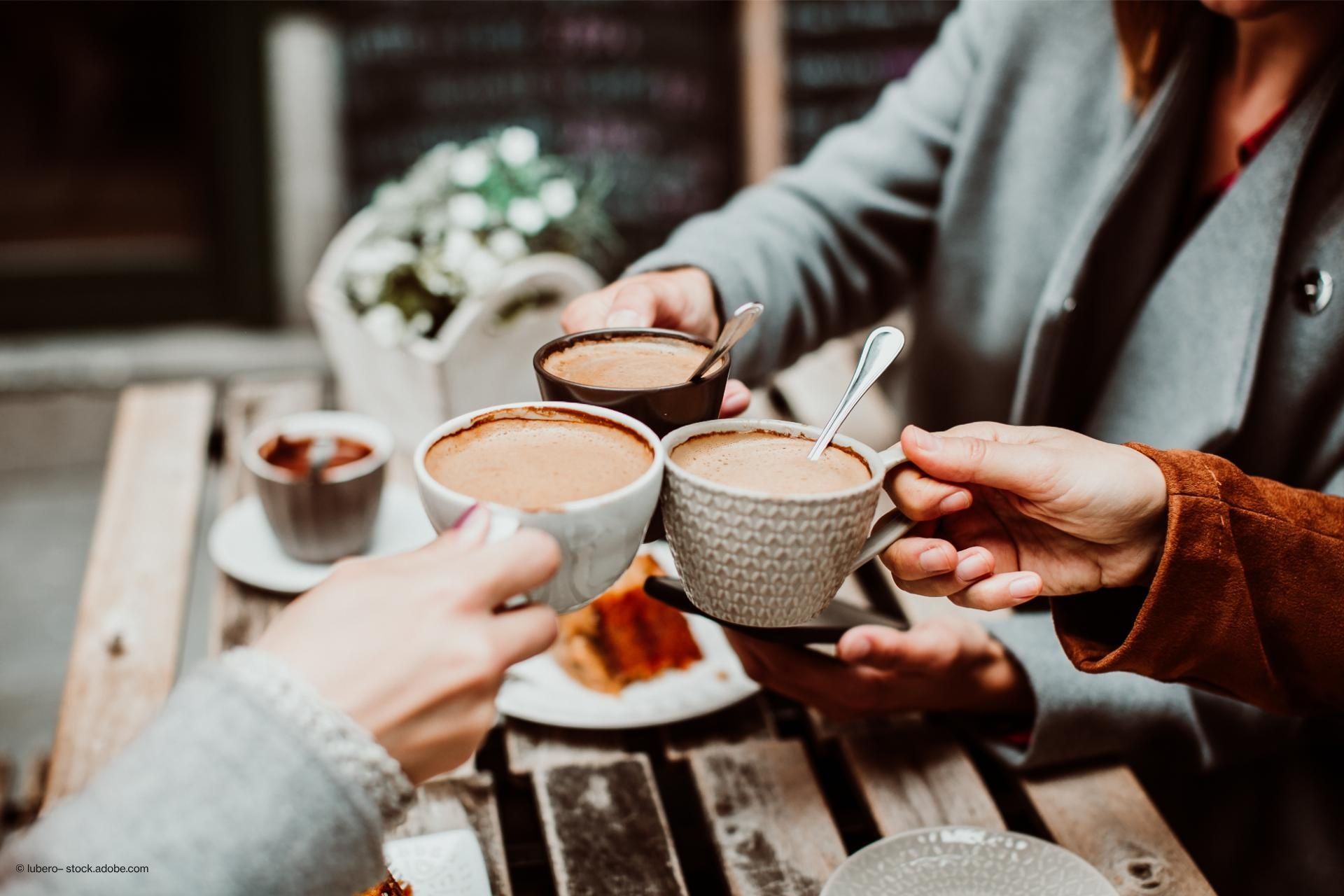 Freunde in einem Café