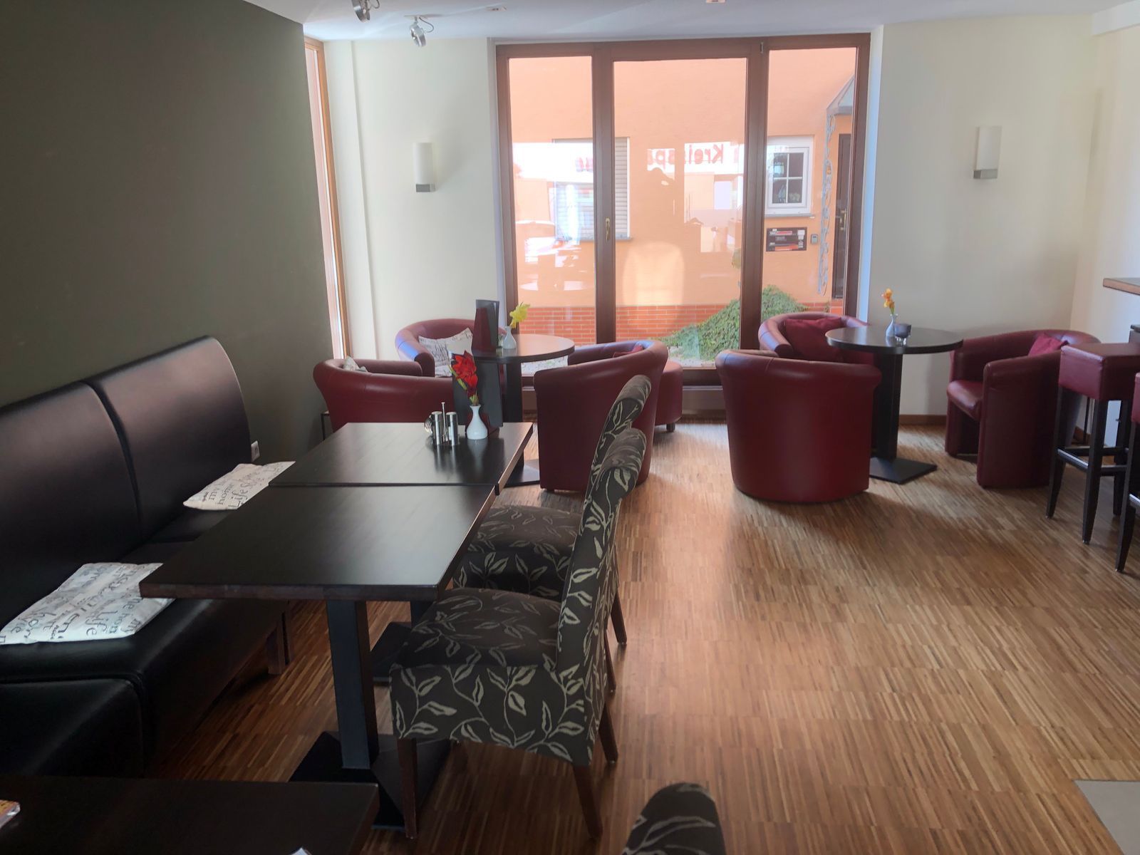 Gastraum des Cafés am Oberen Tor