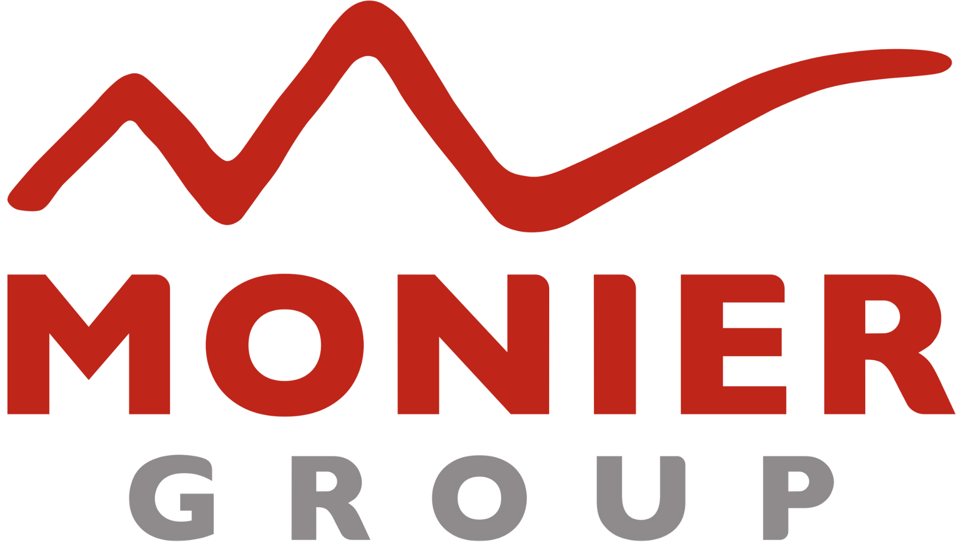 Un logo rouge et gris pour le groupe Monier
