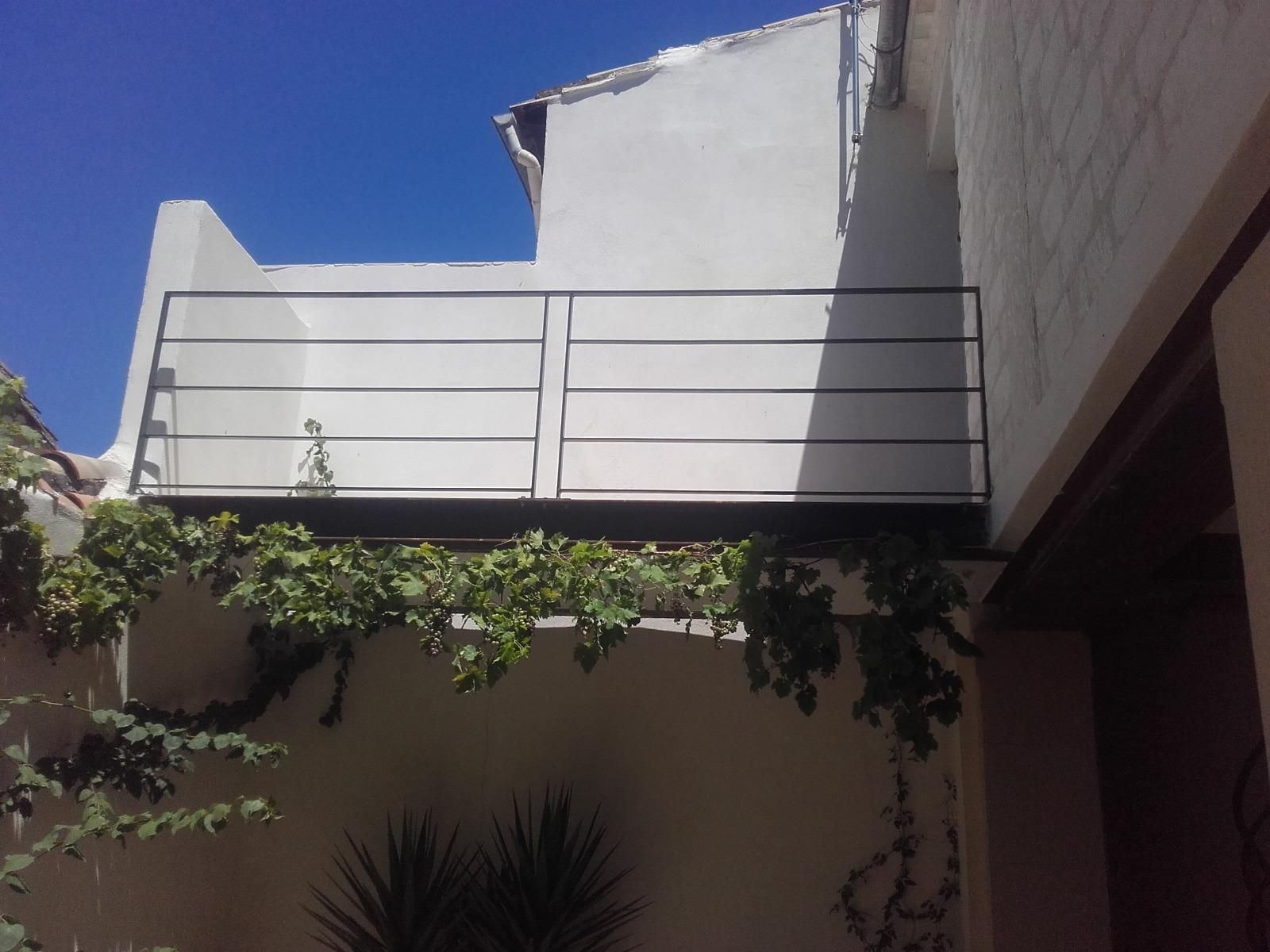 Balustrade en métal moderne