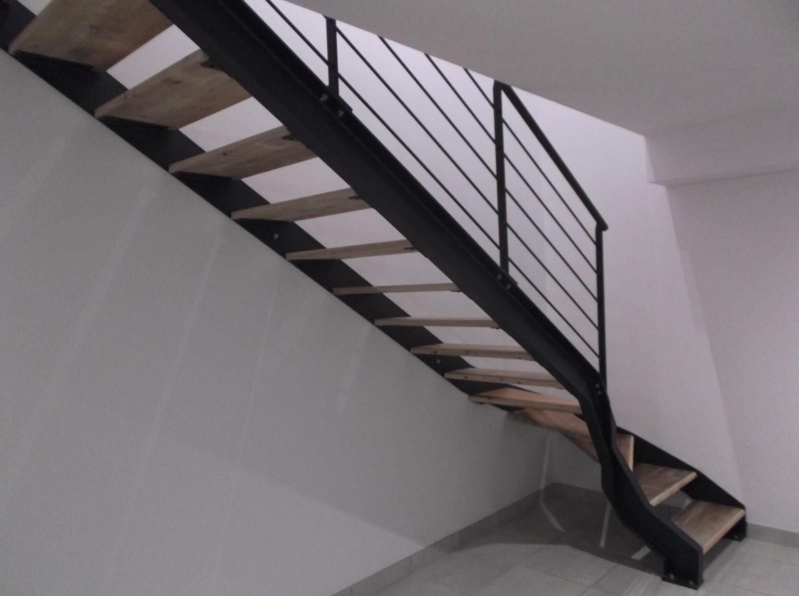 escalier quart tournant metal bois design (2)