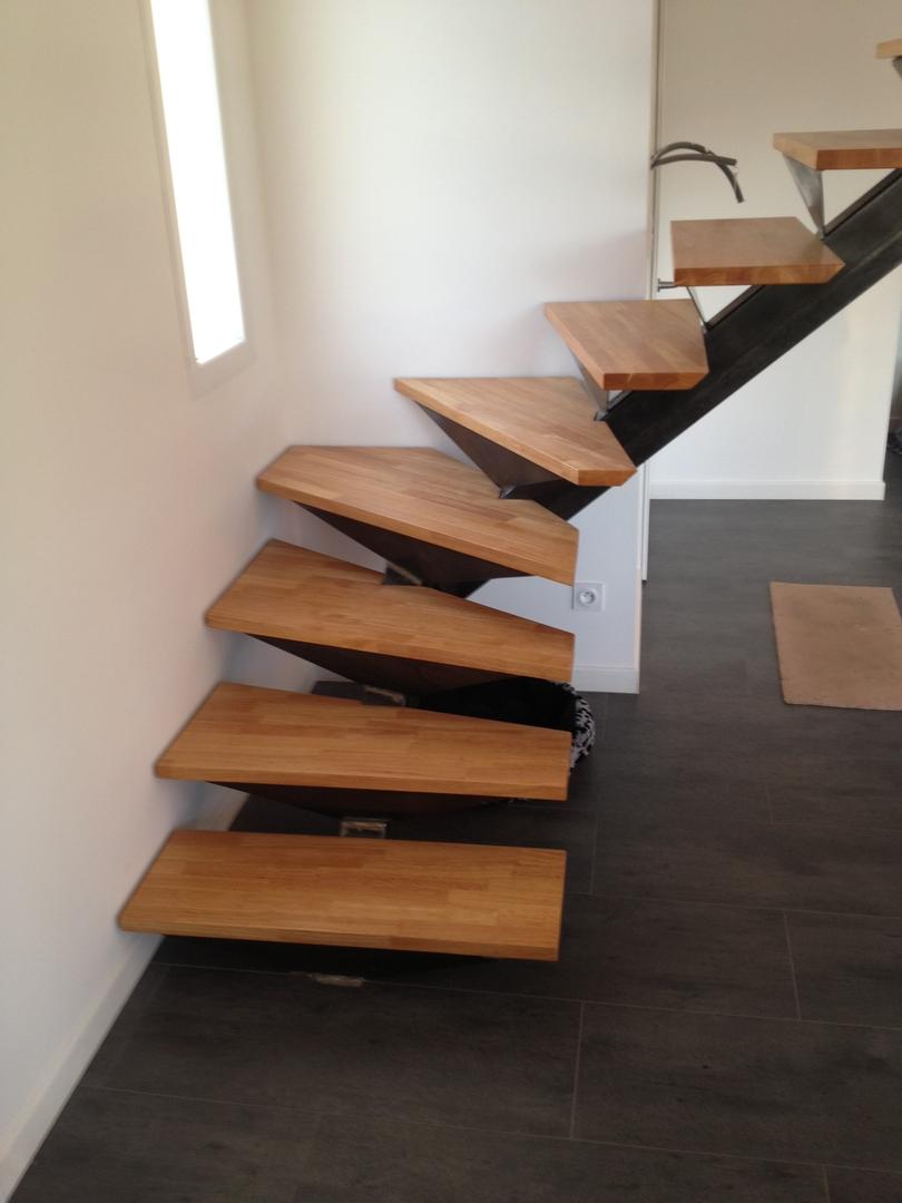 escalier fer bois moderne contemporain