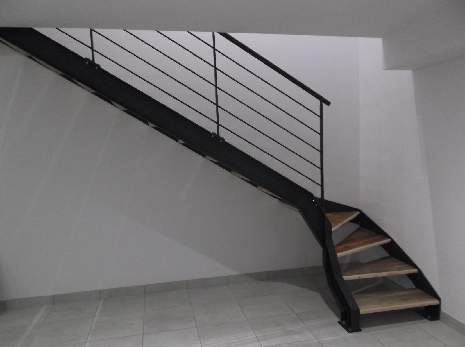 escalier quart tournant metal bois design (3)