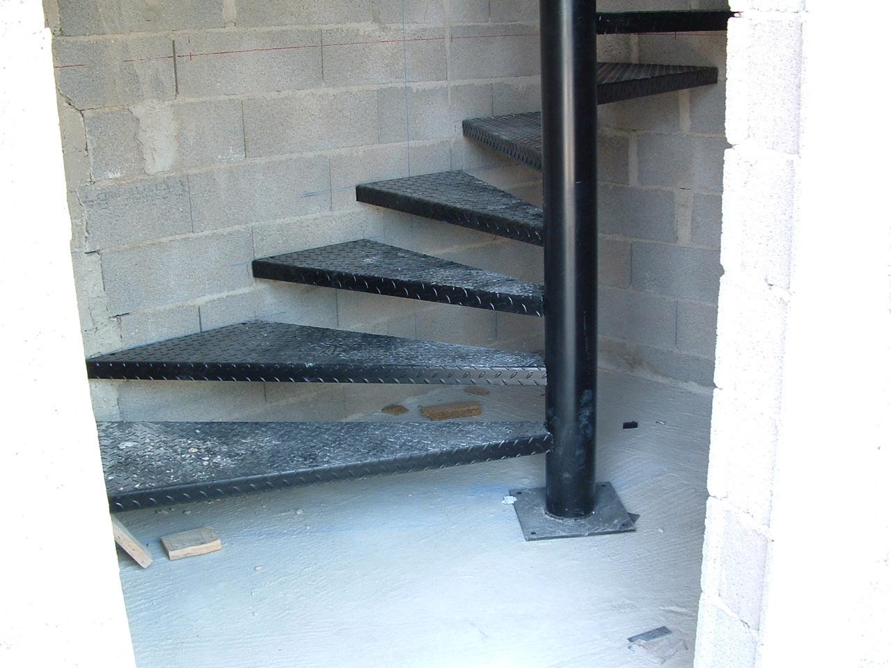 escalier metal bois  contemporain moderne (24)