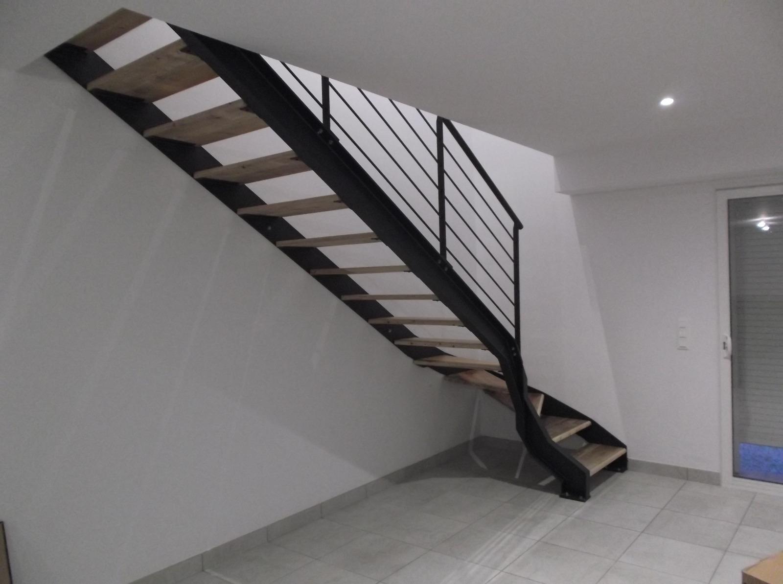 escalier quart tournant metal bois design (4)