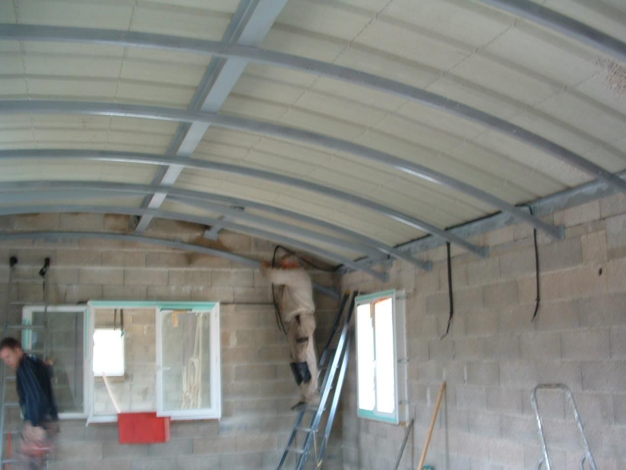 Charpente métallique arrondie